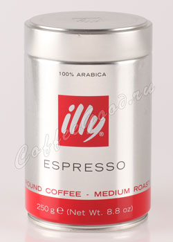 Кофе Illy (Илли) молотый Espresso Coffee Medium